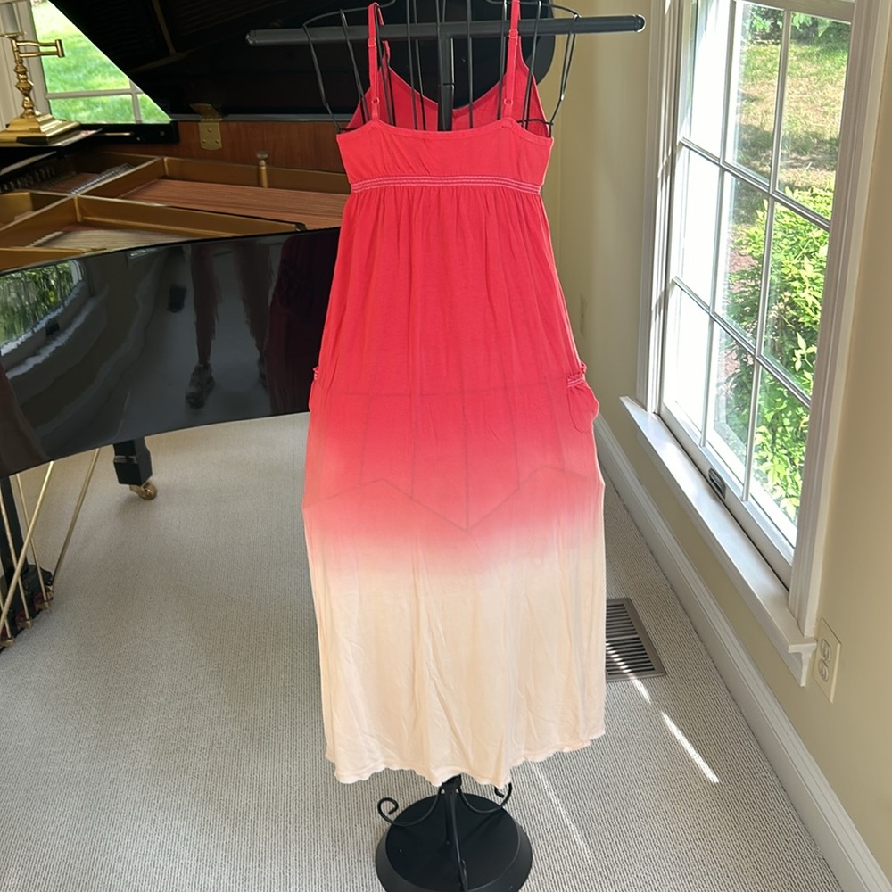 🌿Rag-doll & Rockets maxi tank dress size 12, orange red tones🌿 - Picture 3 of 5